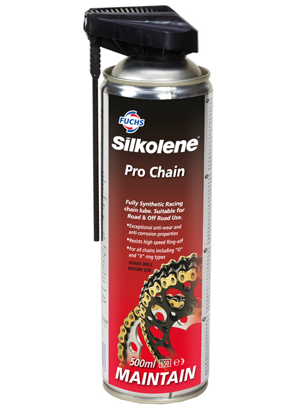 Silkolene Pro Chain 100 Synthetic Racing Chain Lube 2 x 500ml Module